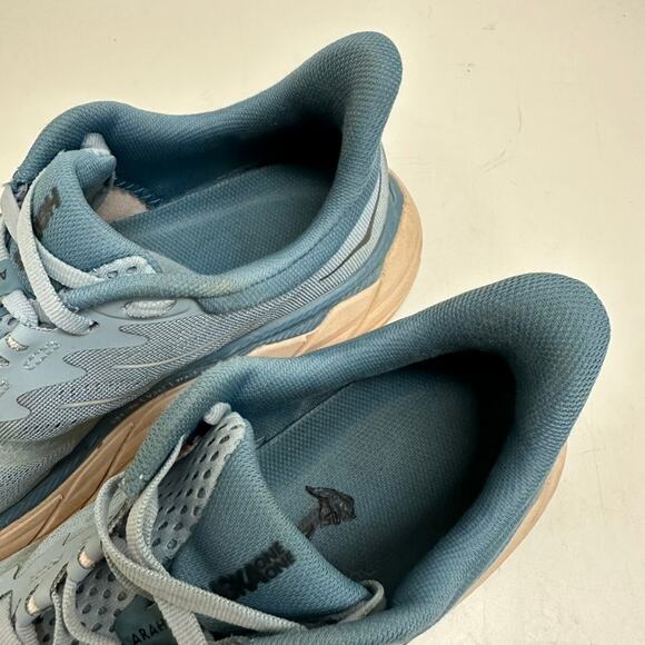 Hoka Arahi 5 Support Shoe Running Sneaker Women's Size 7.5 Light Blue - Picture 10 of 12